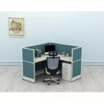Wholesale L-shape Modern Design Small Office Furniture Workstation Desk China Supplier