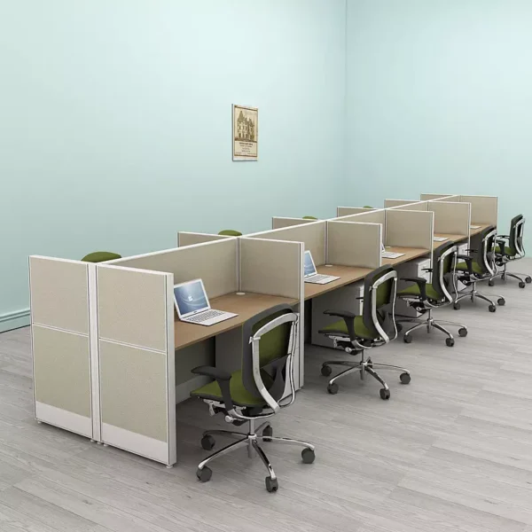 Wholesale price modern 10 person call center office workstations furniture in bulk