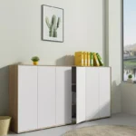 Buy home office combination swing door storage wooden filing cabinets from factory