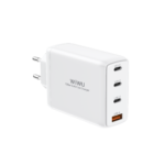WIWU 120W USB Wall Charger 4 in 1 Mini GaN Quick Charger for Mobile Laptop UK EU US Plug Fast Charging