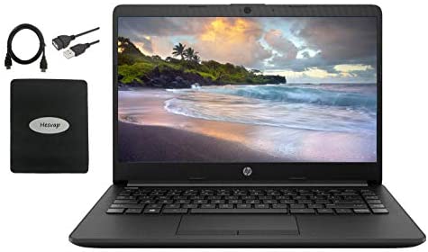 2021 HP 14 inch HD Laptop Newest for Business and Student, AMD Athlon Silver 3050U (Beat i5-7200U), 16GB DDR4 RAM, 512GB SSD, 802.11ac, WiFi, Bluetooth, HDMI, Windows 10 w/HESVAP 3in1 Accessories
