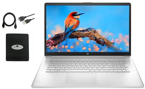 2021 Newest HP 17.3" FHD 1080P IPS Laptop, 11th Gen Intel 4-Core i5-1135G7(up to 4.2 GHz), 12GB DDR4-3200MHz, 512GB PCIe SSD, Intel Iris Xe Graphics, WiFi, HDMI, Webcam, Win10 S, w/GM Accessories