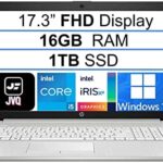 2022 HP Pavilion 17 Laptop, 17.3" FHD IPS Display, 11th Gen Intel i5-1135G7(Up to 4.2GHz, Beat i7-10710U), 16GB RAM, 1TB PCIe SSD, Backlit Keyboard, HDMI, WiFi, Bluetooth, Webcam, Windows 11+JVQ MP