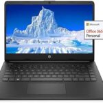 2022 Newest HP 14" HD Laptop Light-Weight, AMD 3020e(Up to 2.6GHz), 16GB RAM, 512GB SSD + 64GB eMMC, 1 Year Office 365, WiFi, Bluetooth 5, USB Type-A&C, HDMI, Webcam, Win10, w/Ghost Manta Accessories