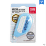 DELI CORRECTION TAPE 5mm x 8mtr BLISTER - 7204