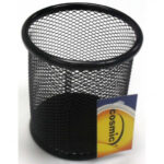 Cosmic Mesh-Pen Holder Round Black B8802B