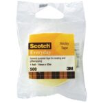 3M Scotch 500 Everyday Adhesive Tape 18mm x 33m