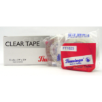 FLAMINGO CLEAR TAPE 1/2" X 25Y