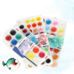 FLAMINGO WATER COLOR CAKE - 12 COLORS