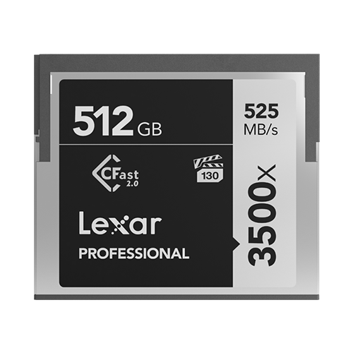 Lexar® Professional 3500x CFast™ 2.0 Card