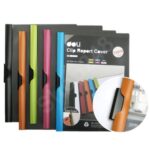 Deli -E38964-Clip Report Cover A4 (Assorted)