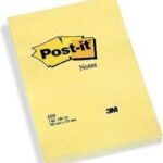 3M 659 POST-IT NOTES YELLOW 4"X6" 100SH