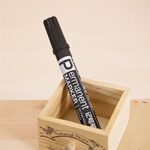Deli 6881 Marker Pen Permanent Oily Pen Green Black Blue