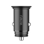 WiWU PC201 Dual USB QC4.0 Quick Charge Zinc Alloy USB-C 5A Car charger