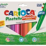 Carioca Plastello Jumbo Pack 10 Colored Pastels [42671]