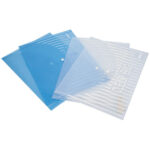 Deli-E5502- Clear File Bag Round Flip Cover