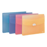 Deli Document Brief Case Plastic A4 (Assorted)