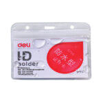 Deli ID Holder Horizontal Transparent