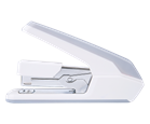 0477 White Effortless Stapler Half Strip 25sheets White