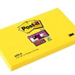 3M 655 POST-IT NOTES YELLOW 3"X5"100 SH73MMX123MM