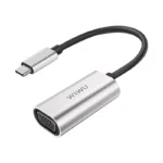 WiWU Alpha VGA Mini Portable USB-C Adapter To VGA 60Hz Widely Compatible Laptop Dongle Station Smart Phone Tablet Interface Accessories