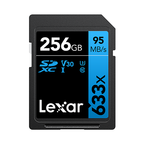 Lexar® High-Performance 800x SDHC™/SDXC™ UHS-I Card BLUE Series