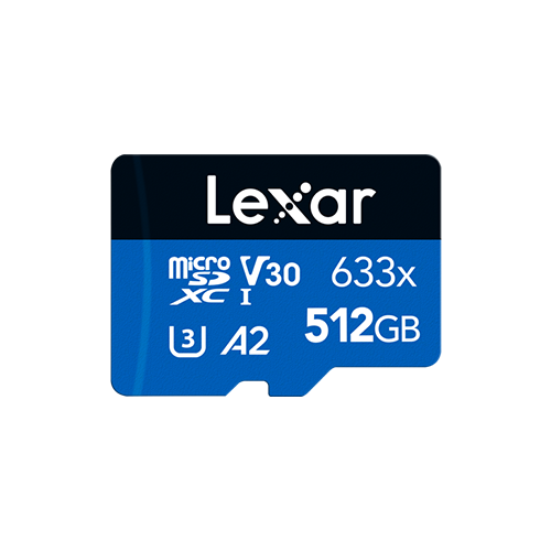 Lexar® High-Performance 633x microSDHC™/microSDXC™ UHS-I Card BLUE Series