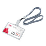 Deli PVC Name Badge Labels (Grey)