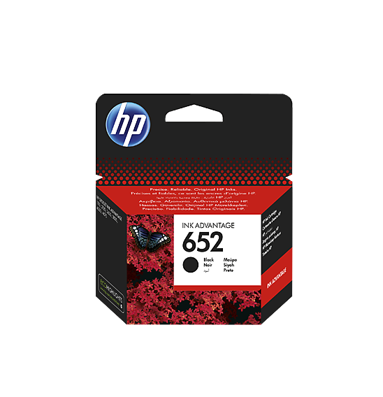 HP 652 Black Original Ink Advantage Cartridge F6V25AE