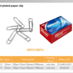 Deli Paper Clip - 50 mm - Silver