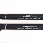 Uniball Pin 200 Bk Pin 0.3mm  Black