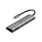 WiWU Alpha A531H Data Transfer Usb- C Hub with 3 Usb 3.0 Port HDIM Port for Mobile Devices