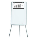 Deli 7885 Tripod Easel Whiteboard, 60 x 90cm