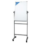 Deli H-Shaped Double Sided Whiteboard - 60X90Cm