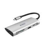 WiWU Alpha 831HRT USB Type C Hub 8 in 1 Usb Hub Multi Function Adapter And Type C Windows Laptops