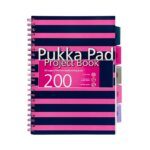 Pukka Pad [7704-CHV] 5 Subject A4  Project Book  200 Pages  80Gsm