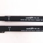 Uniball Pin 200 Bk Pin 0.2mm  Black
