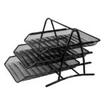 Deli Mesh 3-Tier Tray -  Black