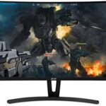 Acer Gaming Monitor 27” Curved ED273 Abidpx 1920 x 1080 144Hz Refresh Rate G-SYNC Compatible (Display Port, HDMI & DVI Ports) Black