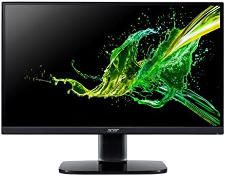 Acer KA240Y 23.8" LED LCD Monitor - Black - Vertical Alignment (VA) - 16.7 Million Colors - FreeSync (HDMI VRR) - 250 Nit - 1 ms - HDMI - VGA