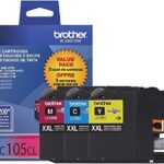 Brother Genuine LC1053PKS Super High Yield XXL Ink Cartridges,Cyan, magenta, yellow