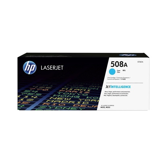 HP 508A Cyan Original LaserJet Toner Cartridge (CF361A)