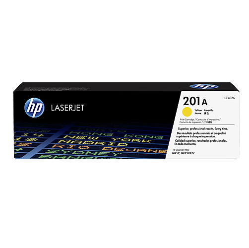 HP 201A Yellow Original LaserJet Toner Cartridge CF402A