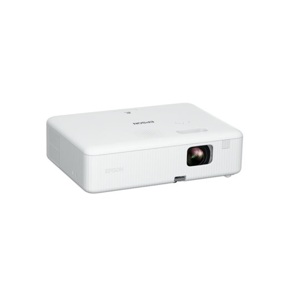 Epson EpiqVision Flex CO-W01 Portable Projector, 3-Chip 3LCD, Widescreen, 3,000 Lumens Color/White Brightness, 5 W Speaker, 300-Inch Home Entertainment and Work, Streaming Ready