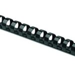 "Fellowes 52327, Plastic Combs - Round Back, 100 pack, Black, "5/8"",120 sheet capacity"