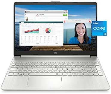 HP 15 Laptop, 11th Gen Intel Core i5-1135G7 Processor, 8 GB RAM, 256 GB SSD Storage, 15.6” Full HD IPS Display, Windows 10 Home, HP Fast Charge, Lightweight Design (15-dy2021nr, 2020)