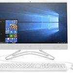 HP 24-Inch All-in-One Computer, AMD Ryzen 3 3200U, 8GB RAM, 1TB Hard Drive, Windows 10 (24-F1040, White)