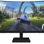 HP 32-inch Curved Gaming Monitor VA HA FHD 1ms 165hz Display, EyeSafe, TÜV Certified (X32c, Black)