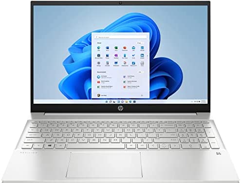 HP Newest Pavilion Laptop, 15.6" Full HD Touchscreen, AMD Ryzen 7 5825U Processor, 16GB RAM, 1TB SSD, Backlit Keyboard, Wi-Fi 6, HDMI, Bluetooth, Windows 11 Home, Silver