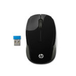 MOUSE HP 200 BLACK WIRELESS MOUSE -X6W31AA#ABB